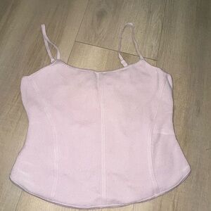 Aritzia Women's Light Pink Cami Tank Top